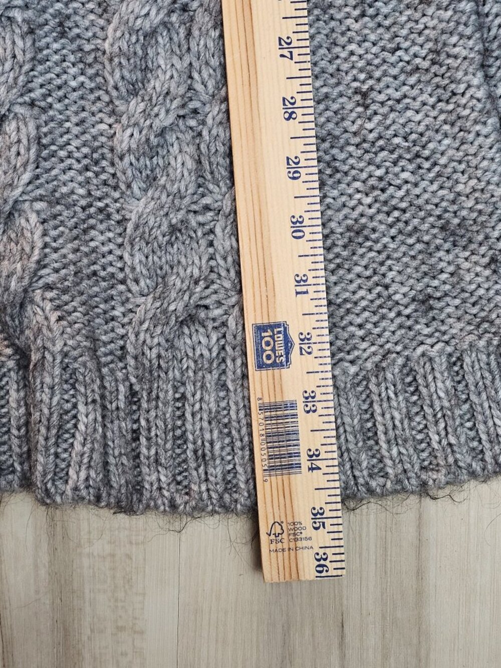 Elsamanda Made in Italy Alpaca Wool Chunky Knit Duster longline Cardigan Size M - Picture 11 of 12